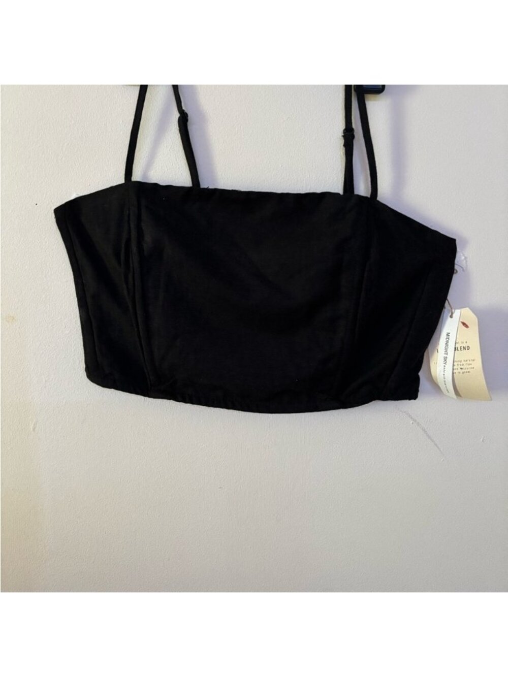 Black Women's CropTop Size M - Picture 5 of 8